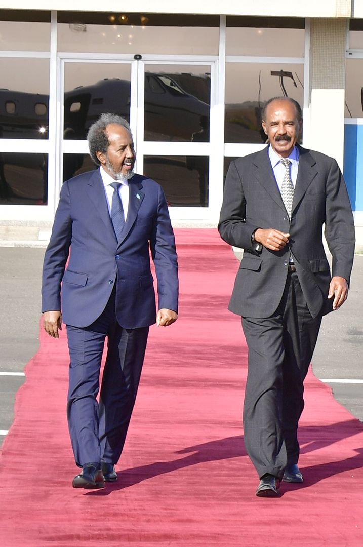 رئيس إريتريا ونظيره الصومالي يوجهان رسالة نارية لإثيوبيا