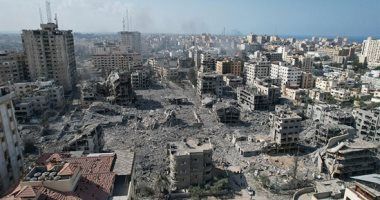 مصادر فلسطينية: طيران الاحتلال يستهدف شارع غزة القديم فى شمال غزة