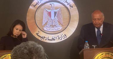 وزيرة خارجية ألمانيا تشيد بدور مصر المحورى فى دعم الفلسطينيين بغزة