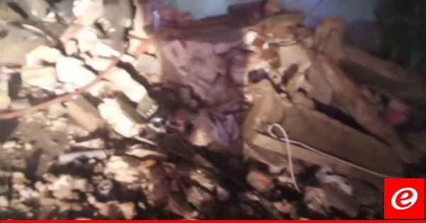 الدفاع المدني: انتشال جثة شهيد وإخماد النيران التي اندلعت إثر غارة جوية إسرائيلية على منزل بكفرشوبا فجر اليوم