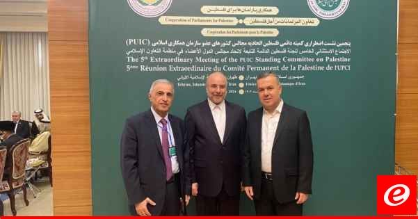 هاشم وفضل الله التقيا قاليباف وتأكيد على ضرورة الوقف الفوري للعدوان الاسرائيلي