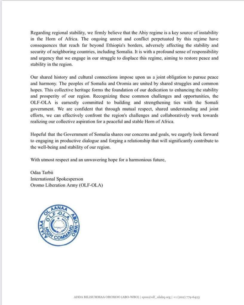 بعد أزمته مع الصومال.. المعارضة الإثيوبية تتهم آبي أحمد بزعزعة القرن الأفريقي