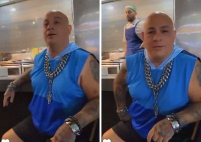 تراند اليوم : "تبيني أفقع وجهك".. شاهد: يمني يتفاجأ من جنسية شخص صادفه في تايلاند يرتدي سلاسل ومليء بالوشم داخل مطعم