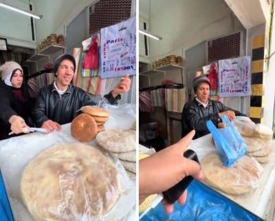 تراند اليوم : شاهد.. مواطن يكشف ردة فعل صاحب مخبز جزائري تجاهه عندما علم أنه سعودي