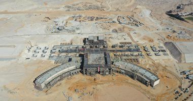 شاهد نسب تنفيذ محطة "السخنة" بالخط الأول للقطار السريع