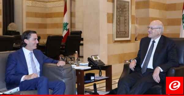 هوكشتاين زار ميقاتي: لتهدئة الوضع في جنوب لبنان والعمل على حل وسط موقتًا تجنبًا للأسوأ