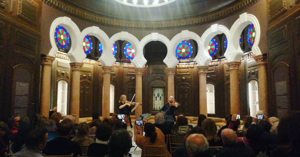 سفر إلى زمن موسيقى الحجرة في قصر سرسق مع ريبال ملاعب وتانيا سونج بدعوة من الكونسرفتوار