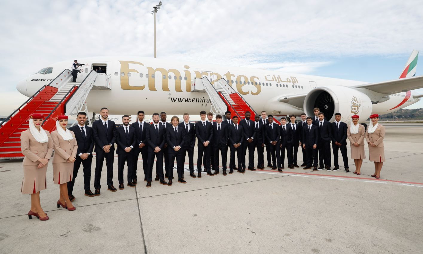 الامارات | طيران الإمارات وريال مدريد يفتتحان "السوبر الإسباني" في الرياض