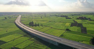 وزارة النقل تنتهى من إنشاء محور الزقازيق – السنبلاوين.. صور