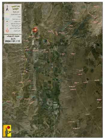"حزب الله": استهدفنا تجمعًا ‏لجنود العدو الإسرائيلي في محيط موقع المطلة ‏وأصبناه مباشرة