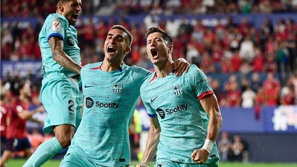 اليوم.. برشلونة ينافس أوساسونا على بطاقة نهائي كأس السوبر الإسباني