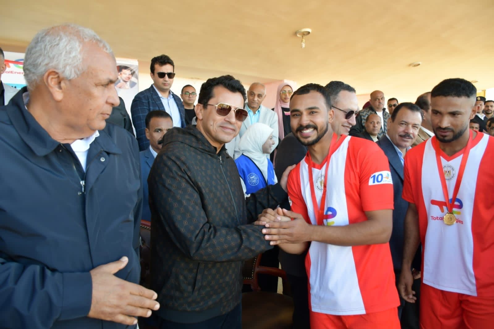 وزير الرياضة يشكر القائمين على تنفيذ دوري مراكز الشباب توتال انرجيز (صور)