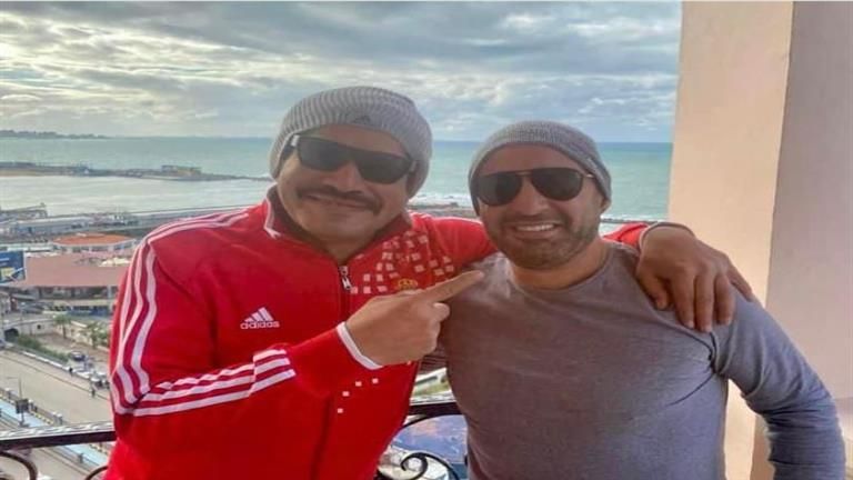 من كواليس "العتاولة".. أحمد السقا ينشر صورة تجمعه مع باسم سمرة
