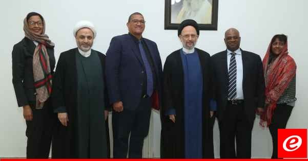 فضل الله التقى وفدا من جنوب افريقيا: نرفض سياسة الاستكبار التي يراد منها هيمنة أي دولة او فريق على هذا العالم