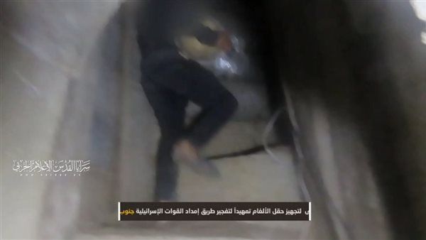 سرايا القدس تنشر مشاهد لحظة تفجير حقل ألغام في خط إمداد الاحتلال