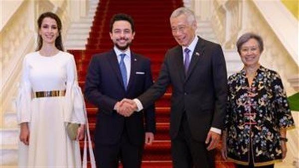 ولي العهد الأردني يثمن جهود سنغافورة الإغاثية الإنسانية بشأن الحرب على غزة