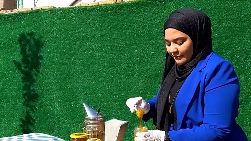 استغلت حديقة المنزل.. زينب تمتهن تربية النحل لإعالة أسرتها
