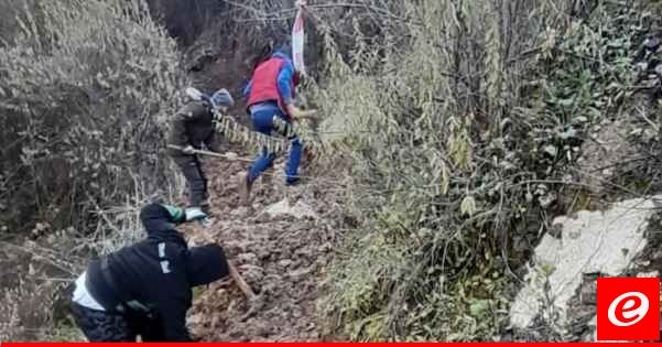 انجاز ممر للمشاة من جبل مار سركيس الى مار انطونيوس قزحيا في اهدن