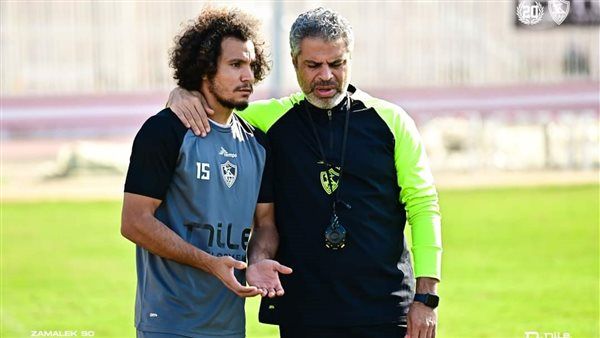 معتمد جمال يقسم لاعبى الزمالك إلى مجموعتين في المران التكتيكي