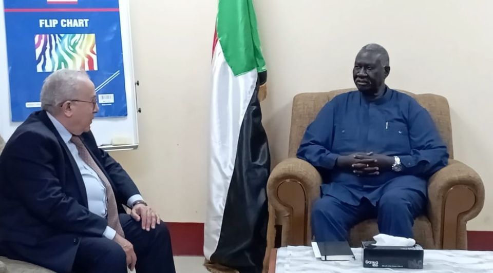 عقار يلتقي المبعوث الخاص للأمين العام للأمم المتحدة للسودان