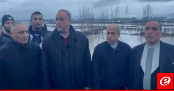 خير جال برفقة سليمان في عكار لمعاينة أضرار العاصفة: سنرفع تقريرًا بها لميقاتي لتحديد كيفية المساعدة