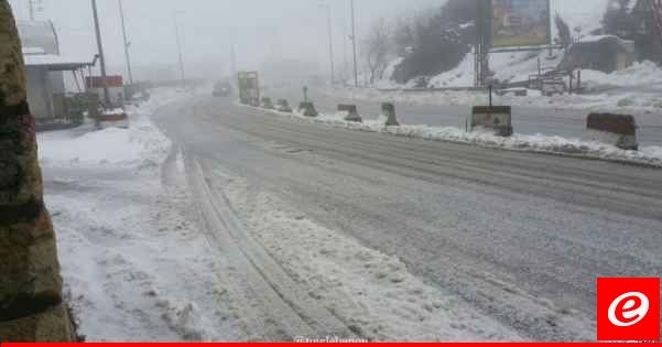 حالة الطرقات الجبلية صباح اليوم