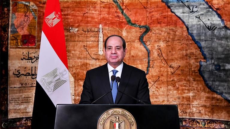 الرئيس السيسي يوفد مندوبا للتعزية