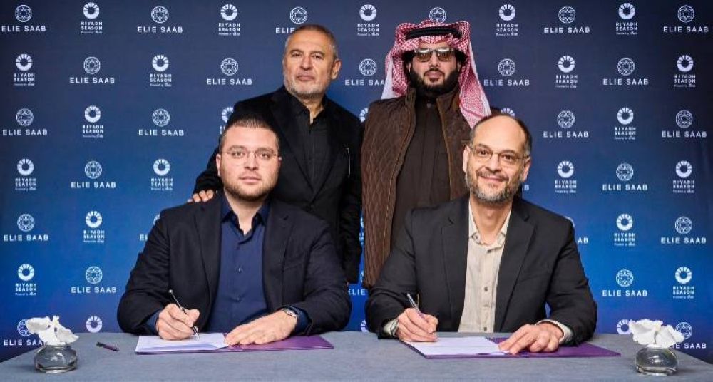 موسم الرياض 2024 يوقع اتفاقية مع المصمم العالمي إيلي صعب