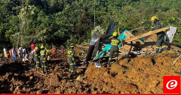 33 قتيلًا جراء انزلاق للتربة في شمال غرب كولومبيا