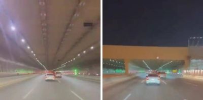 تراند اليوم : شاهد.. افتتاح نفق ‎الدرعية في الرياض