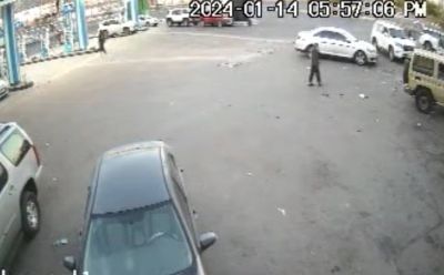 تراند اليوم : ‏شاهد.. كاميرا مثبتة توثق لحظة انفجار خزان محطة وقود بتبوك