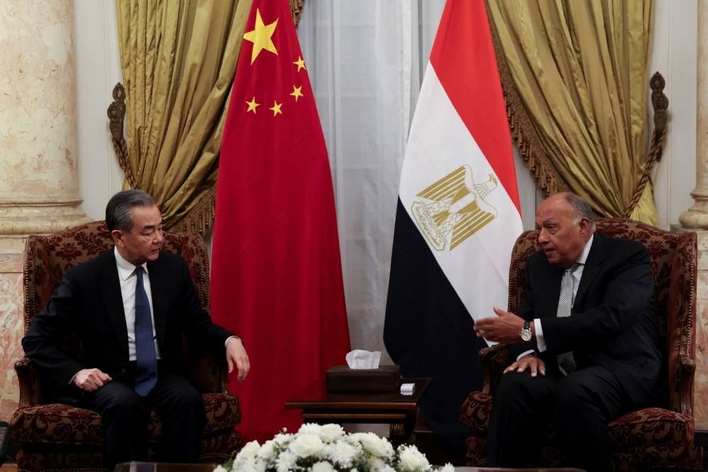 اتفاق مصري صيني على ضرورة التوصل إلى حل دائم وعادل للقضية الفلسطينية