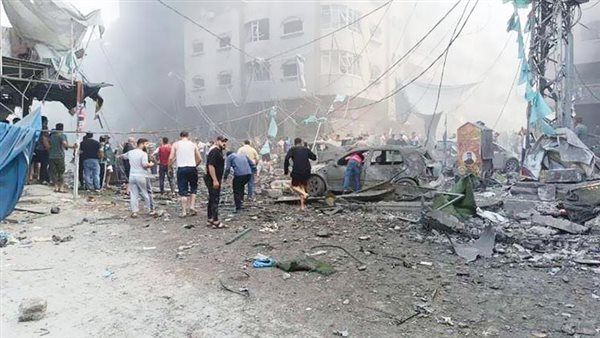 520 شهيداً ومصاباً فى 15 محرقة صهيونية بينها مدرسة لإيواء النازحين فى غزة