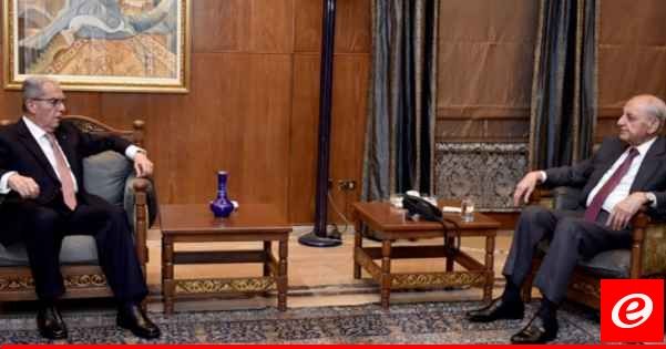 بري التقى الخازن وعويدات وعرض الأوضاع العامة مع رئيس المجلس الإسلامي العلوي