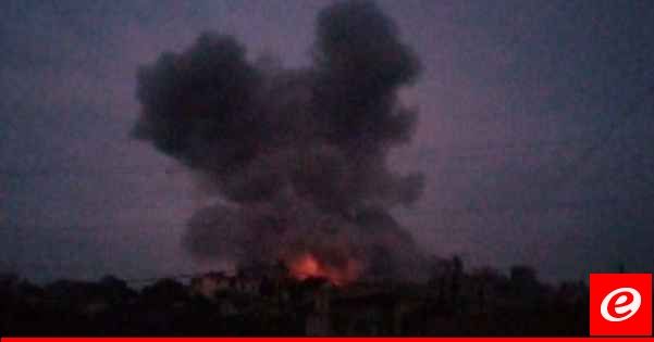 "النشرة": غارت إسرائيلية على المنطقة الواقعة بين بلدتي عيتا الشعب ودبل وديرقانون راس العين