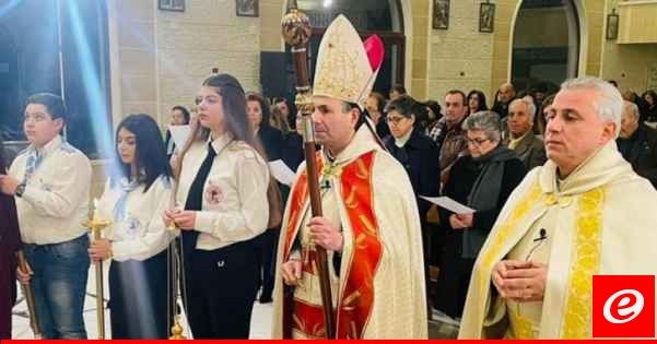 المطران جوزف معوض تراس قداسا بمناسبة عيد القديس انطونيوس الكبير في نيحا