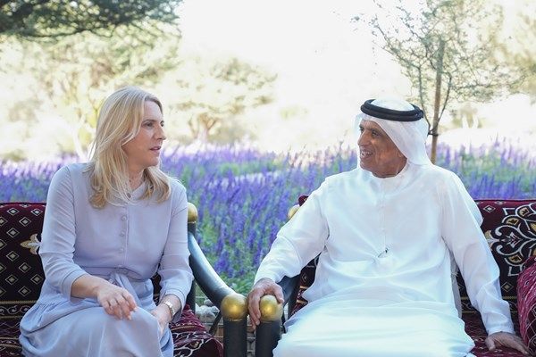 سعود بن صقر القاسمي يستقبل عضو مجلس رئاسة البوسنة والهرسك