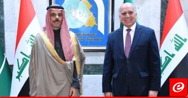 وزير الخارجية العراقية بحث مع نظيره السعودي بالعلاقات الثنائية والقصف الإيراني على كردستان