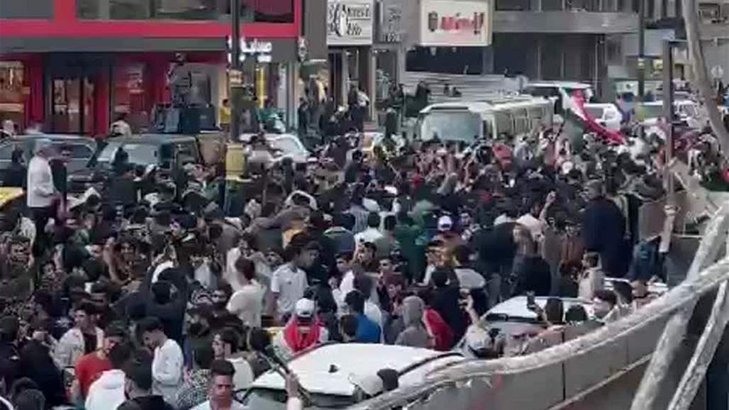 عدسة السومرية تواكب احتفالات بغداد بعد فوز المنتخب العراقي على اليابان