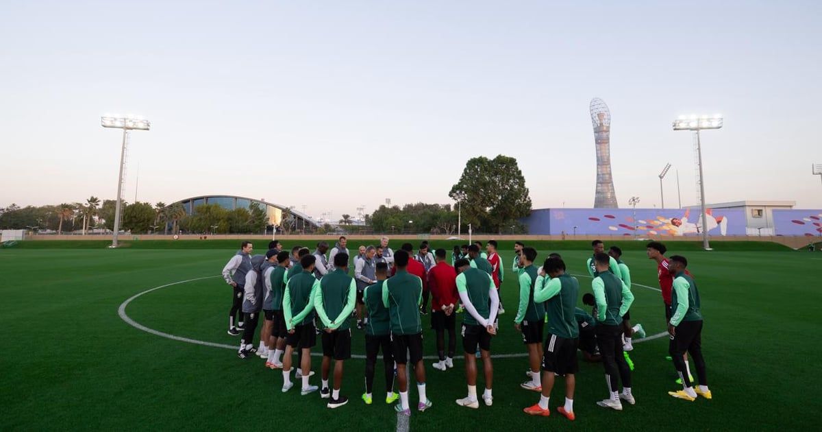 "الأخضر" يواصل استعداده للقاء قيرغيزستان.. ومانشيني يتحدث للإعلام