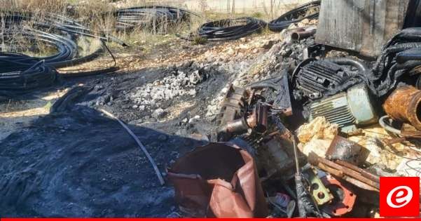 النشرة: الدفاع المدني اخمد حريقا في البؤرة الخارجية لشركة مياه زحلة