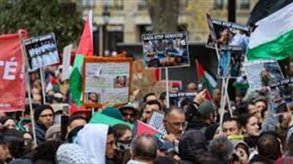 "أوقفوا الإبادة الجماعية".. تظاهرة حاشدة في مدريد لدعم فلسطين