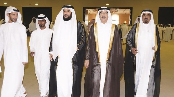 سعود المعلا يحضر أفراح العويس بالشارقة