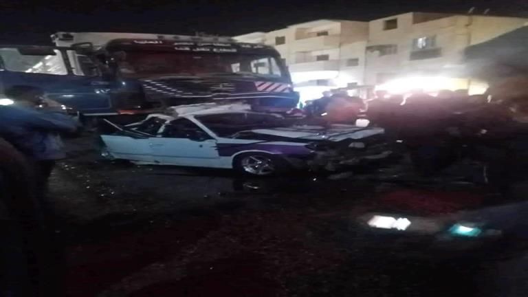 جثة و4 مصابين في عمر الزهور.. حادث مروع أعلى كوبري الجلاتمة