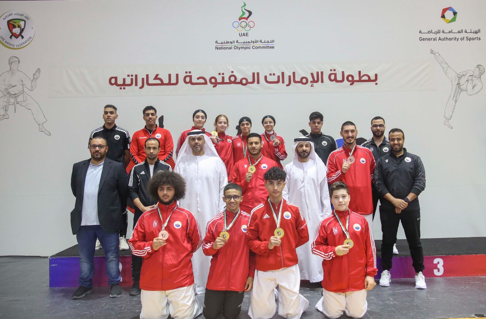 الامارات | نادي الشارقة يتصدر بطولة الإمارات المفتوحة للكاراتيه