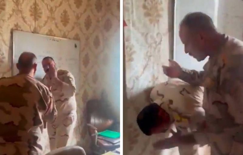 تراند اليوم : أول إجراء من وزارة الدفاع العراقية تجاه الضابطين العراقيين اللذين ظهرا في مقطع فيديو أحدهما يصفع الآخر