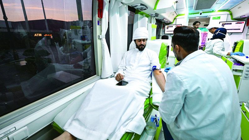 الامارات | «دمي لوطني» تجمع 405 وحدات دم من زوار القرية العالمية