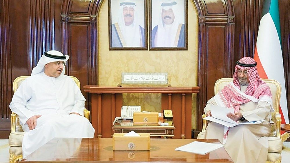 محمد بن راشد يوجه الدعوة لرئيس الوزراء الكويتي لحضور القمة العالمية للحكومات