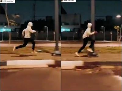تراند اليوم : نهاية مآساوية لـ ترند تيك توك .. شاهد : شاب يرتطم بقوة في عمود كهربائي أثناء ركضه على رصيف بالشارع!