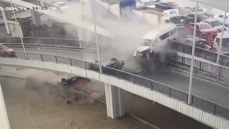 قرار جديد من القضاء بشأن سائق التريلا المتسبب في حادث تصادم دائري المريوطية